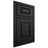 Shiloh Cabinetry Beaded Inset Oxford Poplar Plain Cut Harbor Door
