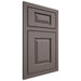 Shiloh Cabinetry Beaded Inset Oxford Poplar Plain Cut Heatherstone Door