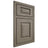 Shiloh Cabinetry Beaded Inset Oxford Poplar Plain Cut Sterling Door