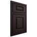 Shiloh Cabinetry Beaded Inset Oxford Red Oak Plain Cut Espresso Door