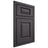Shiloh Cabinetry Beaded Inset Oxford Red Oak Plain Cut Harbor Door