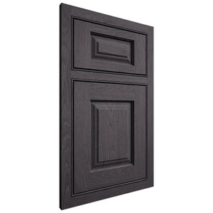 Shiloh Cabinetry Beaded Inset Oxford Red Oak Plain Cut Harbor Door