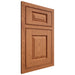 Shiloh Cabinetry Beaded Inset Oxford Red Oak Plain Cut Harvest Door