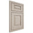 Shiloh Cabinetry Beaded Inset Oxford Walnut Plain Cut Seagull Door