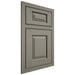 Shiloh Cabinetry Beaded Inset Oxford Walnut Plain Cut Thyme Door