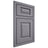 Shiloh Cabinetry Beaded Inset Oxford White Oak Plain Cut Cadet Door
