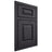Shiloh Cabinetry Beaded Inset Oxford White Oak Plain Cut Harbor Door