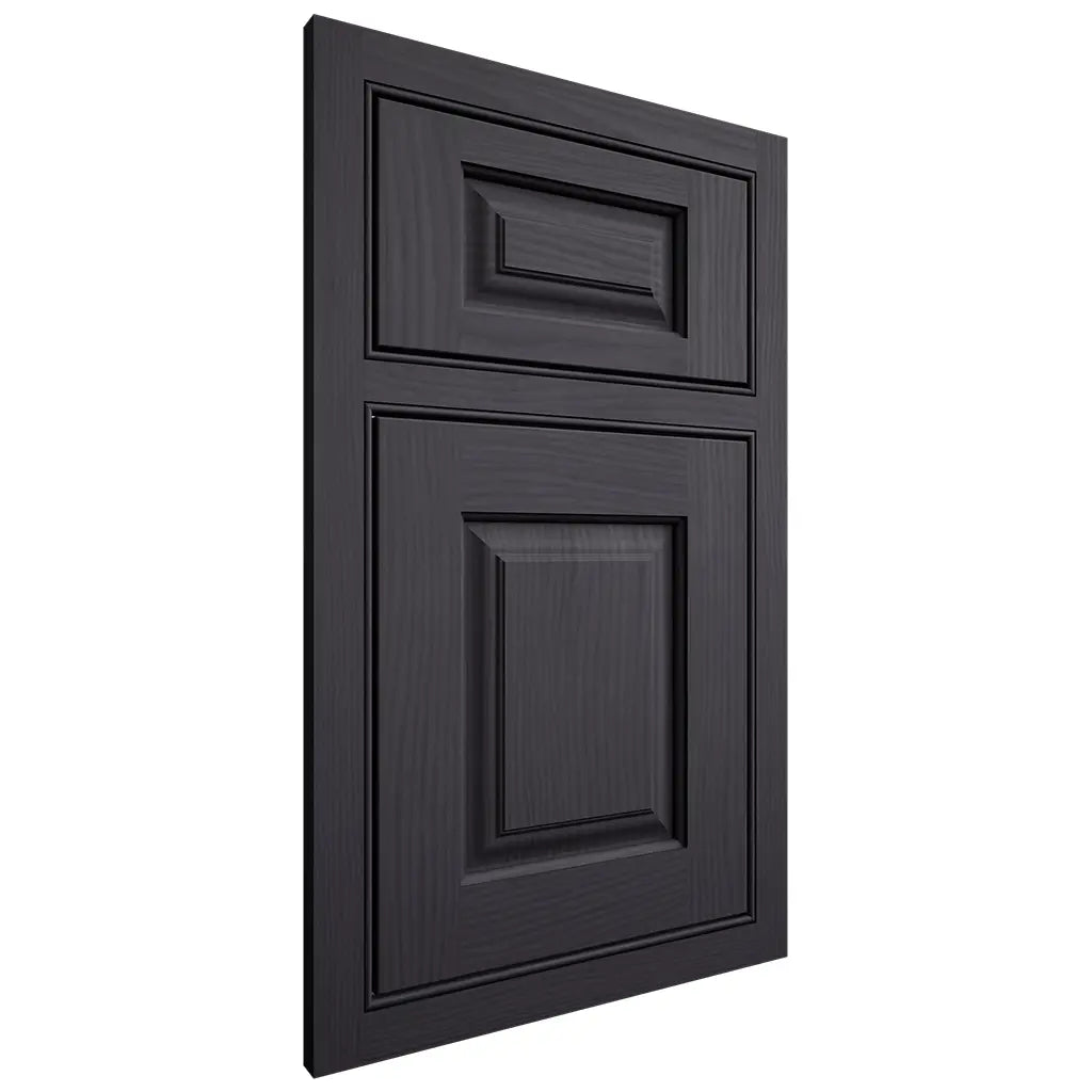 Shiloh Cabinetry Beaded Inset Oxford White Oak Plain Cut Harbor Door