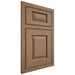 Shiloh Cabinetry Beaded Inset Oxford White Oak Plain Cut Medium Door