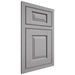 Shiloh Cabinetry Beaded Inset Oxford White Oak Plain Cut Stratus Door