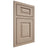 Shiloh Cabinetry Beaded Inset Oxford White Oak Plain Cut Straw Door
