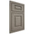 Shiloh Cabinetry Beaded Inset Oxford White Oak Plain Cut Thyme Door