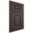 Shiloh Cabinetry Beaded Inset Oxford White Oak Quarter Sawn Creekside Door