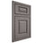 Shiloh Cabinetry Beaded Inset Oxford White Oak Quarter Sawn Flagstone Door