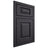 Shiloh Cabinetry Beaded Inset Oxford White Oak Quarter Sawn Harbor Door