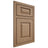 Shiloh Cabinetry Beaded Inset Oxford White Oak Quarter Sawn Natural Door