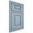 Shiloh Cabinetry Beaded Inset Oxford White Oak Quarter Sawn Sky Door