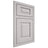 Shiloh Cabinetry Beaded Inset Oxford White Oak Rift Cut Cotton Door