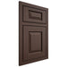 Shiloh Cabinetry Beaded Inset Oxford White Oak Rift Cut Dusk Door