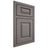 Shiloh Cabinetry Beaded Inset Oxford White Oak Rift Cut Flagstone Door
