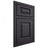 Shiloh Cabinetry Beaded Inset Oxford White Oak Rift Cut Harbor Door