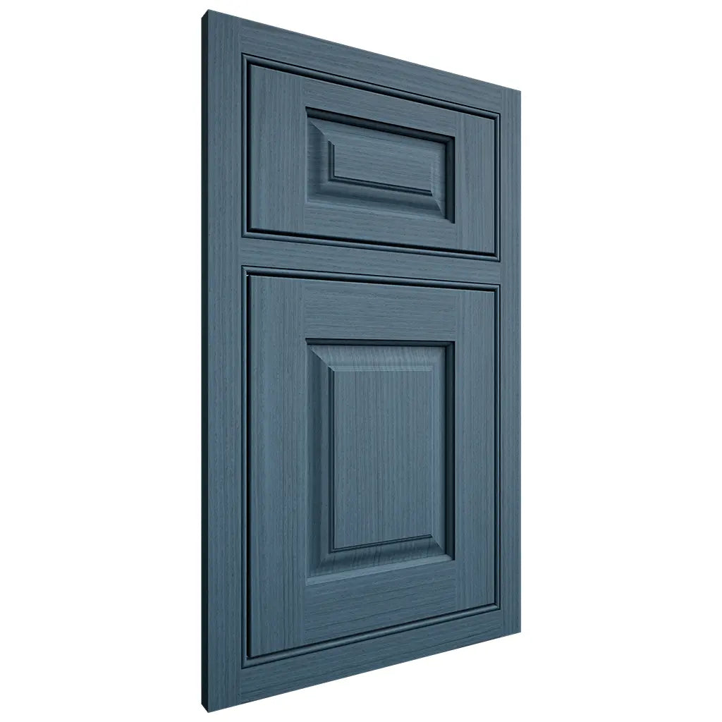 Shiloh Cabinetry Beaded Inset Oxford White Oak Rift Cut Hudson Door