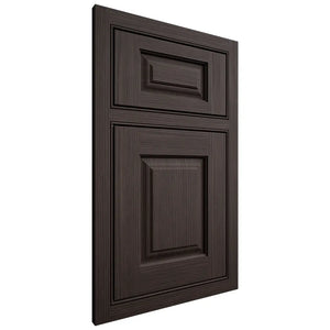 Shiloh Cabinetry Beaded Inset Oxford White Oak Rift Cut Morel Door