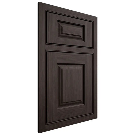 Shiloh Cabinetry Beaded Inset Oxford White Oak Rift Cut Morel Door