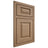 Shiloh Cabinetry Beaded Inset Oxford White Oak Rift Cut Natural Door