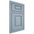 Shiloh Cabinetry Beaded Inset Oxford White Oak Rift Cut Sky Door