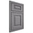 Shiloh Cabinetry Beaded Inset Oxford White Oak Rift Cut Sterling Door