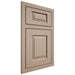 Shiloh Cabinetry Beaded Inset Oxford White Oak Rift Cut Straw Door