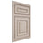 Shiloh Cabinetry Beaded Inset Portland Alder Plain Cut White Sands Door