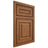 Shiloh Cabinetry Beaded Inset Portland Cherry Plain Cut Coffee Door