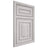 Shiloh Cabinetry Beaded Inset Portland Hickory Plain Cut Cotton Door