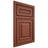 Shiloh Cabinetry Beaded Inset Portland Maple Plain Cut Cayenne Door