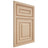 Shiloh Cabinetry Beaded Inset Portland Maple Plain Cut Natural Door