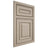 Shiloh Cabinetry Beaded Inset Portland Maple Plain Cut Pebble Door