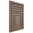 Shiloh Cabinetry Beaded Inset Portland Maple Plain Cut Rockbridge Door