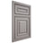 Shiloh Cabinetry Beaded Inset Portland Paintable Dovetail Gray Door