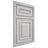 Shiloh Cabinetry Beaded Inset Portland Paintable Mindful Gray Door