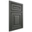 Shiloh Cabinetry Beaded Inset Portland Paintable Pewter Green Door