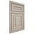 Shiloh Cabinetry Beaded Inset Portland Poplar Plain Cut Seagull Door
