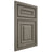 Shiloh Cabinetry Beaded Inset Portland Poplar Plain Cut Thyme Door