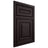 Shiloh Cabinetry Beaded Inset Portland Red Oak Plain Cut Espresso Door