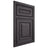 Shiloh Cabinetry Beaded Inset Portland Red Oak Plain Cut Harbor Door