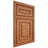 Shiloh Cabinetry Beaded Inset Portland Red Oak Plain Cut Harvest Door