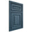 Shiloh Cabinetry Beaded Inset Portland Red Oak Plain Cut Hudson Door