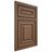 Shiloh Cabinetry Beaded Inset Portland White Oak Plain Cut Autumn Door