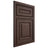 Shiloh Cabinetry Beaded Inset Portland White Oak Plain Cut Dusk Door